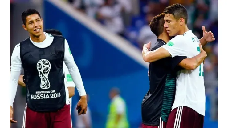 Héctor Moreno agradeciendo con la Selección Mexicana.
