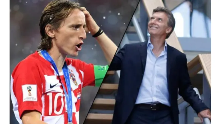 El curioso regalo de Modric al presidente de Argentina