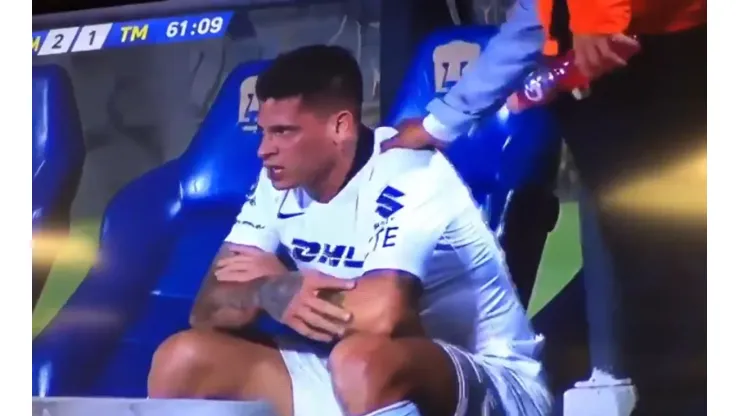 Foto de Iturbe, jugador de Pumas.
