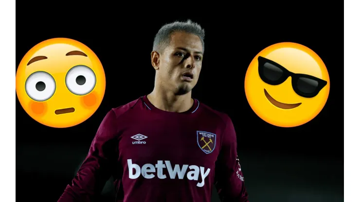 Foto de Javier Hernández, jugador del West Ham.
