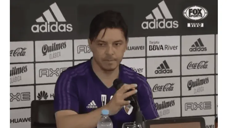 Foto de Marcelo Gallardo, entrenador de River.
