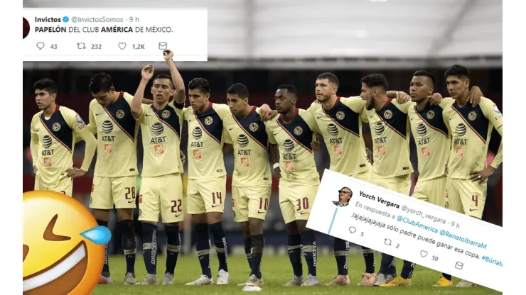 Foto del plantel de América en la tanda de panales
