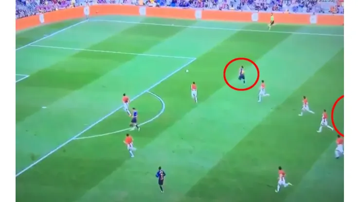 Suárez dio un pase horrible, se agarró la cabeza de lo malo que fue ¡pero Messi logró lo imposible!