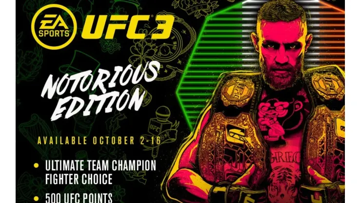 EA Sports lanzó la edición Conor McGregor del UFC 3 con contenido exclusivo