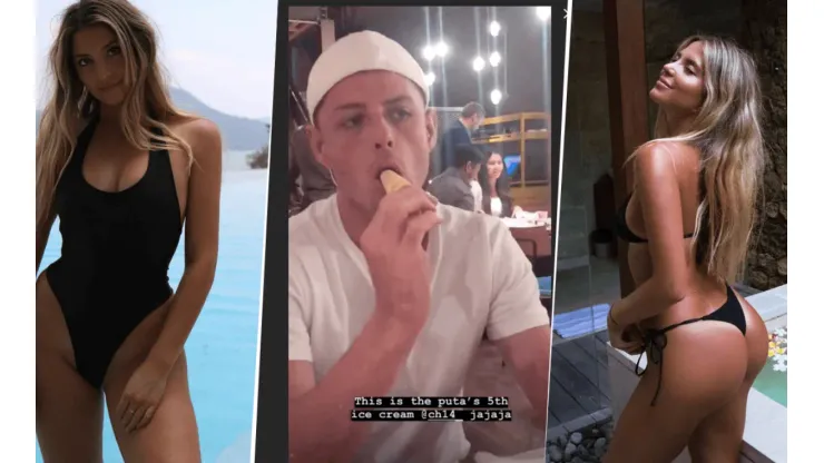 Chicharito fue a tomar helado con una rubia espectacular y en Bolavip tenemos las fotos