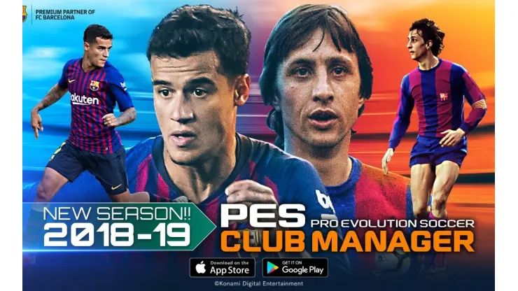 Ya está disponible la actualización de PES Club Manager 2.0