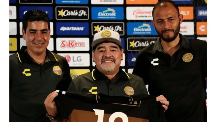 El mensaje cómico de Maradona al Presidente de Dorados