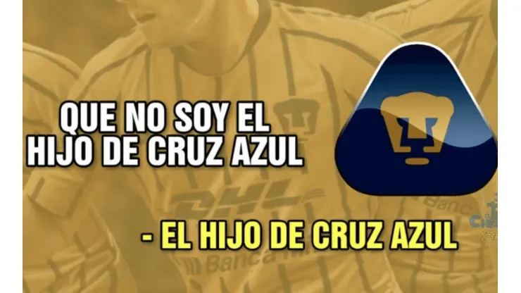 Ahora es Cruz Azul el que goza de los memes y Pumas lo sabe