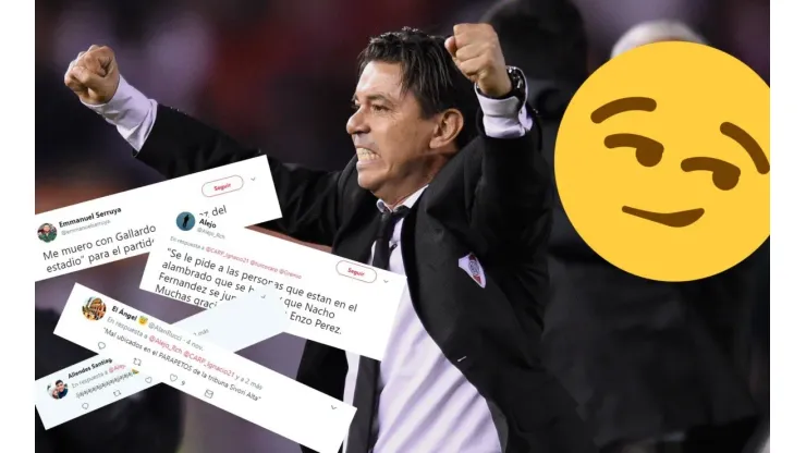 La propuesta viral de un hincha para que Gallardo se comunique con sus jugadores en el Monumental