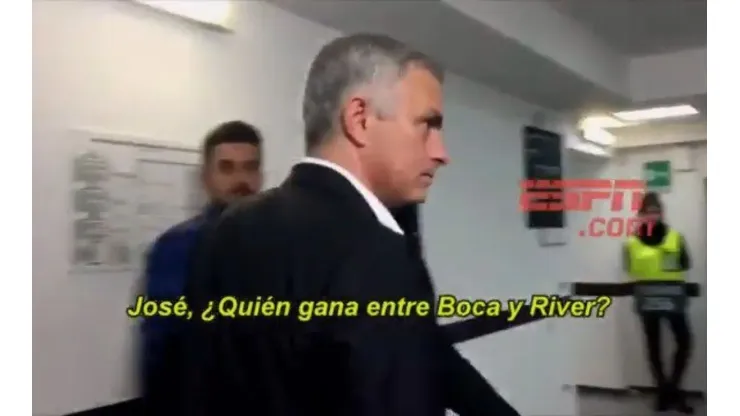 Lo que faltaba: hasta a Mourinho le preguntaron por el Boca-River