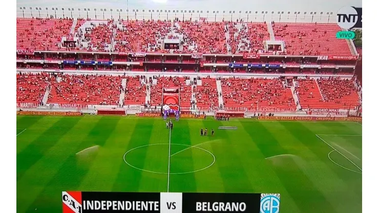 El Libertadores con poca gente.
