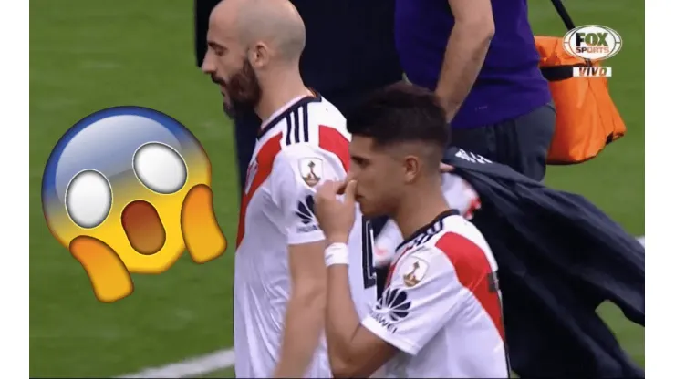 Foto de Exequiel Palacios, jugador de River.
