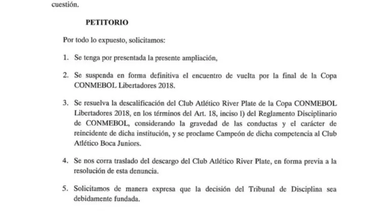 Tiembla River: se filtró el documento que Boca llevó a Paraguay