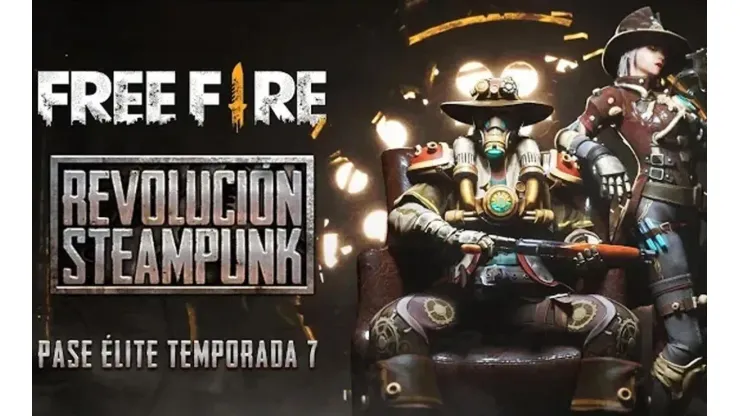 Free Fire presenta su nuevo pase élite: Steampunk