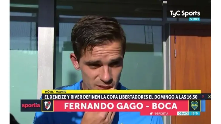 Gago: "Hubiera preferido jugar la final en donde correspondía"