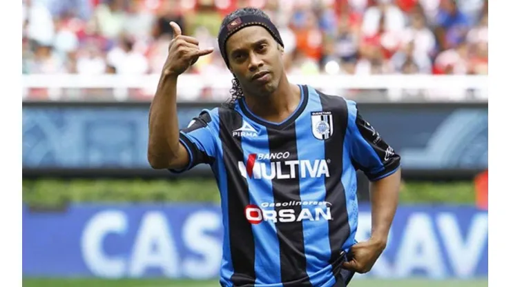 Ronaldinho recordó su paso por Querétaro de México