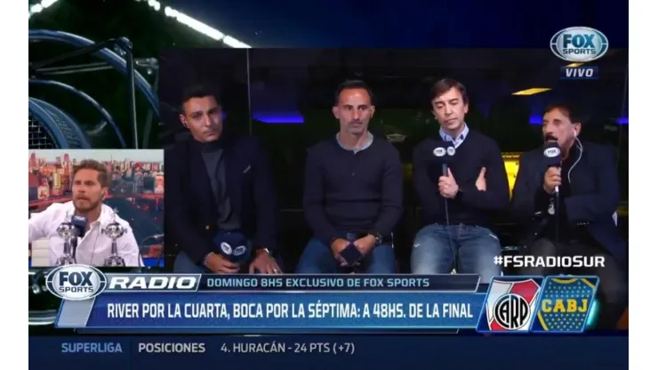 Marcelo Benedetto en Fox Sports Radio.
