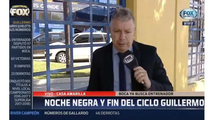 Claudio Freire, periodista de Fox Sports.
