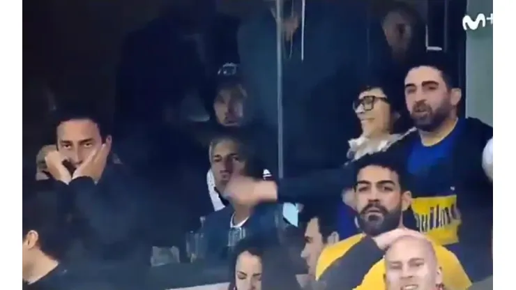 Lionel Messi en el estadio de Real Madrid.
