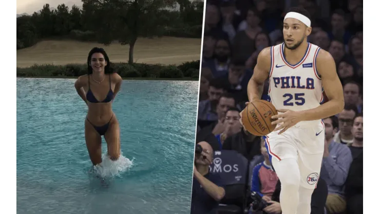 Kendall Jenner, la novia de Ben Simmons, subió la historia más caliente del día