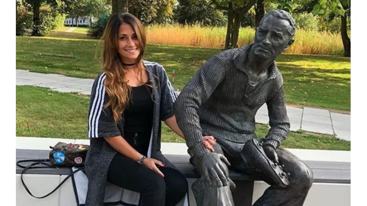 Foto de Antonella Roccuzzo, la pareja de Messi.
