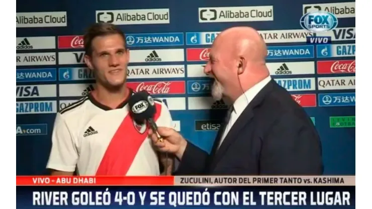 Zuculini en FOX Sports.
