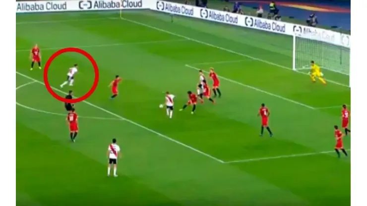 El último gol del Pity Martínez en River.
