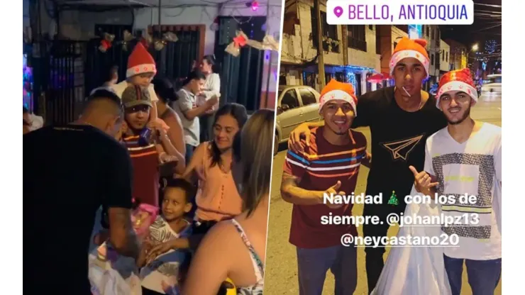 Villa fue Papá Noel en Colombia
