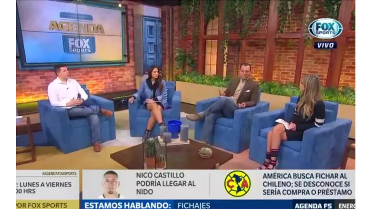 El programa de Fox Sports criticó a Castillo.
