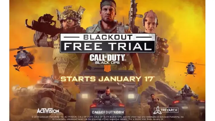 Blackout gratis por tiempo limitado en Call of Duty: Black Ops 4