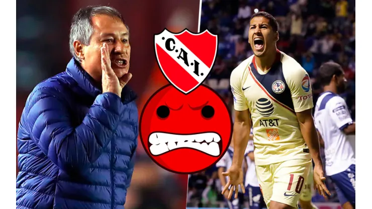 En el América se enojaron con las declaraciones del entrenador de Independiente sobre Cecilio