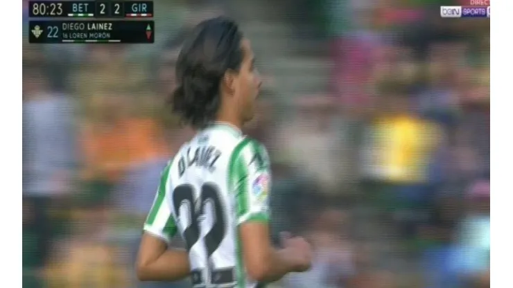 Épico triunfo del Betis en el debut de Diego Lainez