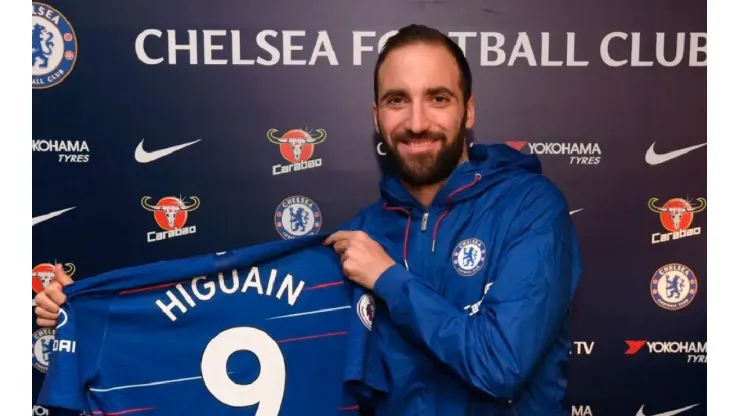 Higuaín, nuevo jugador del Chelsea.
