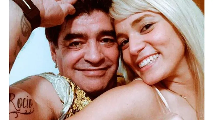 Nueva locura del 10: Maradona taparía el tatuaje que tiene de Rocío Oliva con una curiosa imagen