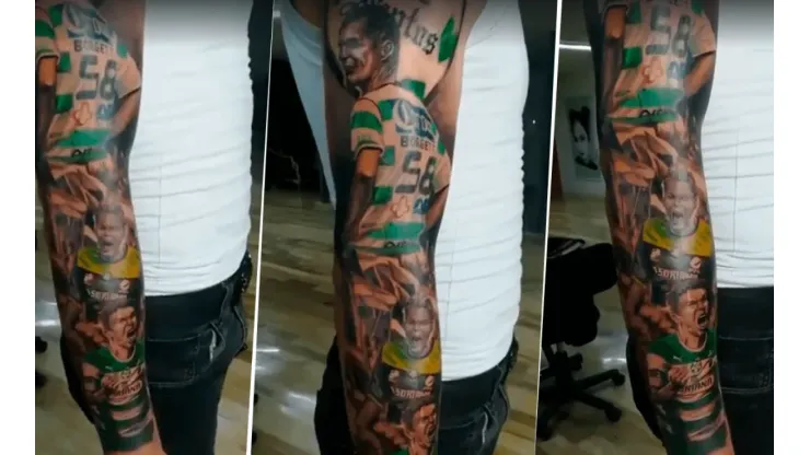 No busquen más, ya encontramos al fanático del mes y tiene un espectacular tatuaje de Santos Laguna