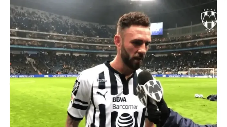 Layún debutó en la goleada de Rayados y se mostró emocionado y feliz