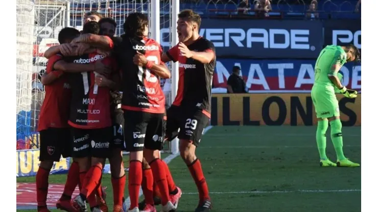 Newell's festeja el empate agónico.
