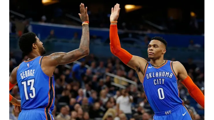 Resultados NBA Hoy: 45 de Paul George y 43 de Russell Westbrook en el triunfo del Thunder