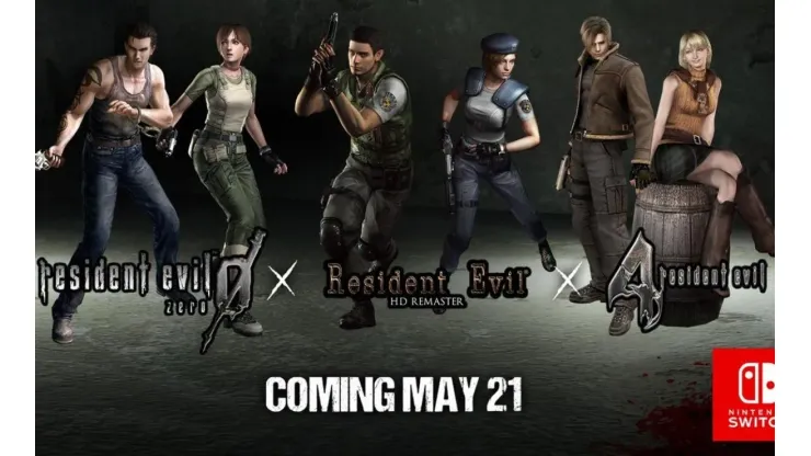 Resident Evil 4 y otros dos títulos de la saga serán remasterizados para Nintendo Switch