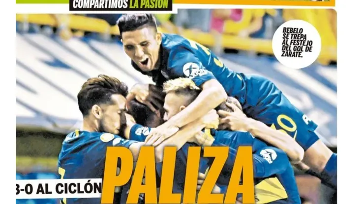 La tapa del Diario Olé que unió a los hinchas de Boca con los de San Lorenzo