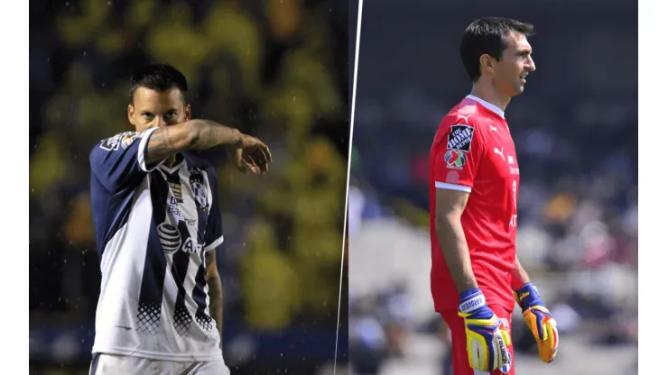 Gracioso momento en el entrenamiento de Rayados.
