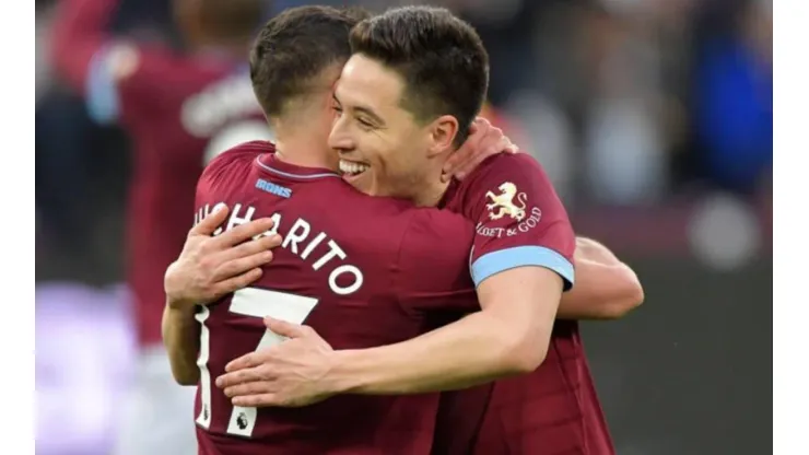 ¡Por si hacía falta! Nasri se deshizo en elogios para Chicharito