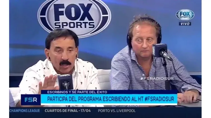 Roberto Leto en Fox Sports Radio.
