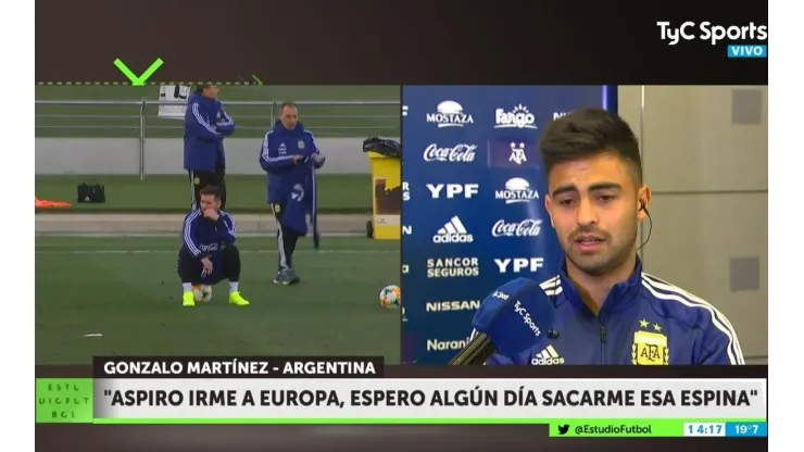 Pity Martínez contó qué le preguntó Messi en la Selección argentina