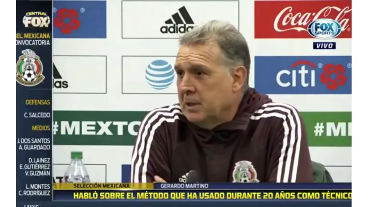 Martino sigue molesto con el Porto.
