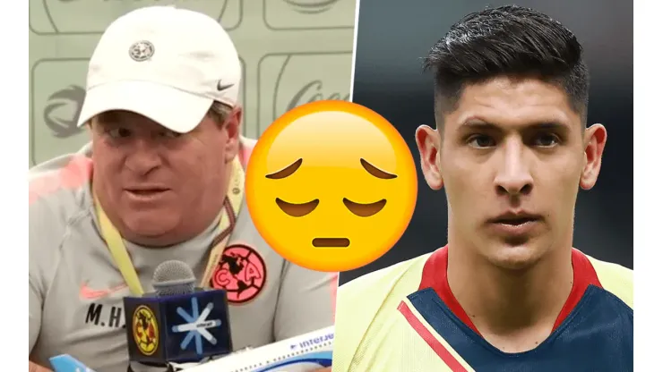 Aunque no le guste nada, Miguel Herrera sabe que Édson Álvarez tiene las horas contadas en Coapa