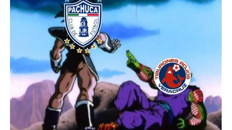 Los memes también son parte de la impactante goleada de Pachuca a Veracruz