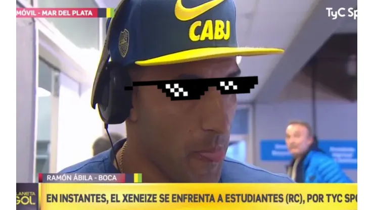 Foto de Ramón Abila, jugador de Boca.
