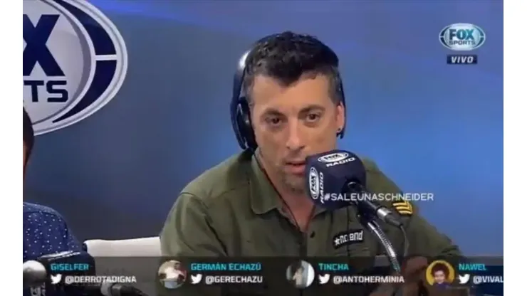 Matías Palacios en 'Fox Sports Radio'.
