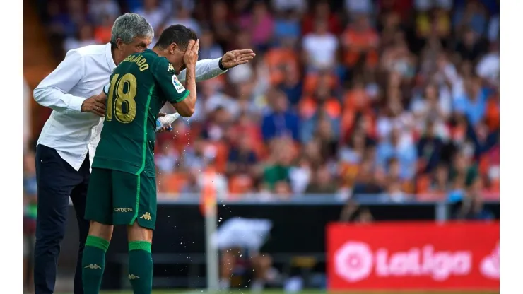 Quique Setién habló de Guardado y de la peor semana de Betis